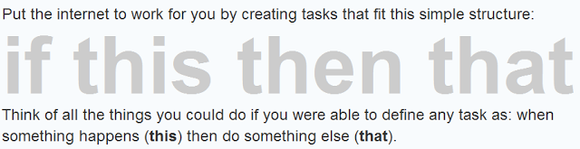 ifttt (if this then that) - 손쉽게 정보를 한 곳으로 모으자. 물론 자동으로