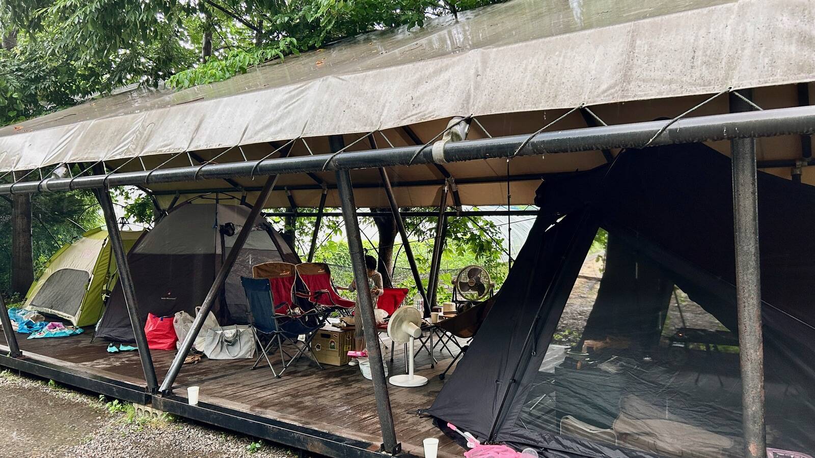 강원도 강촌 포도펜션 오토캠핑장 2025년 6월 - 두 번째 가족 캠핑